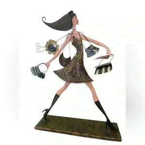 jewelry holder jewelry stand Miss Rodeo Drive metal 34  × 28 x 7.5cm Painted